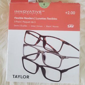 Reading glasses | 3pack | +2.00